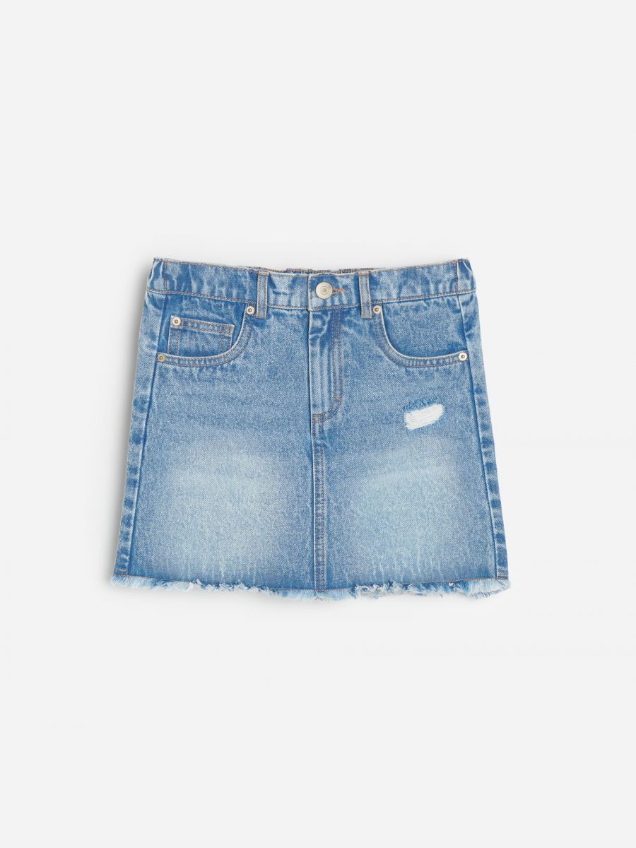 mini jeans skirt