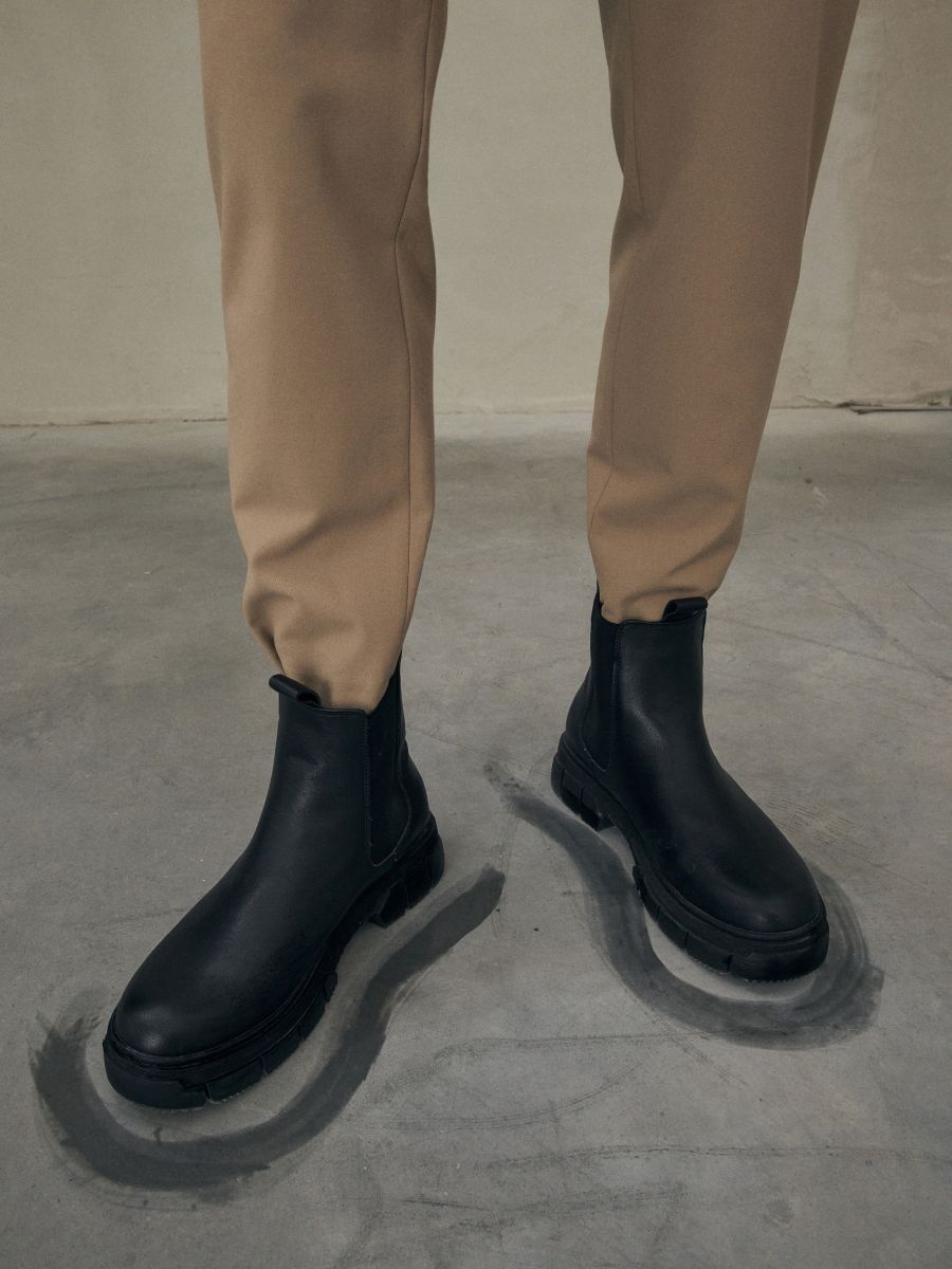 reserved chelsea boots