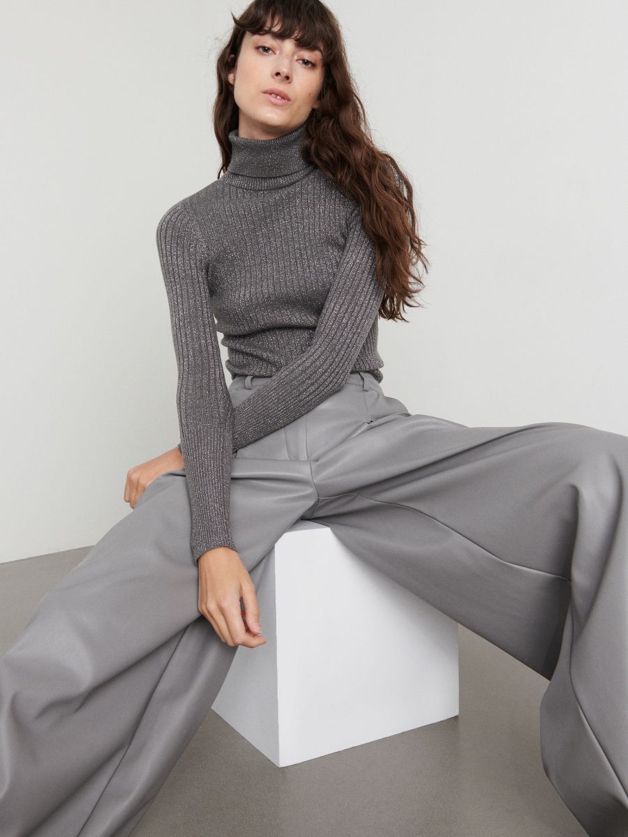 tight roll neck jumper