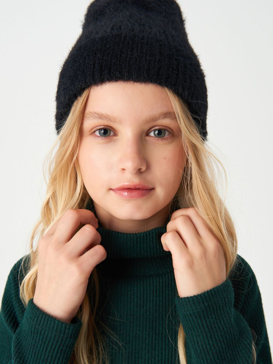 woolen girls cap