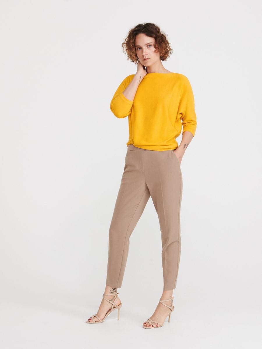 plain yellow jumper