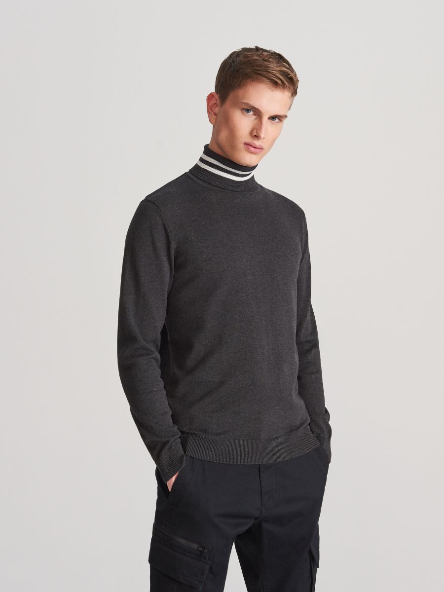 cotton turtleneck t shirt