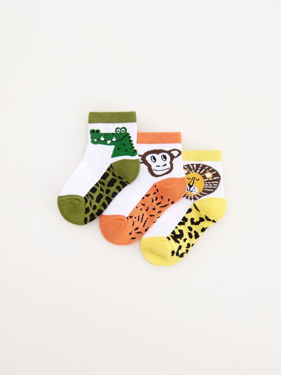 Jetzt Shoppen Bunte Socken Mit Tiermotiv 3er Pack Reserved Xi357 00x