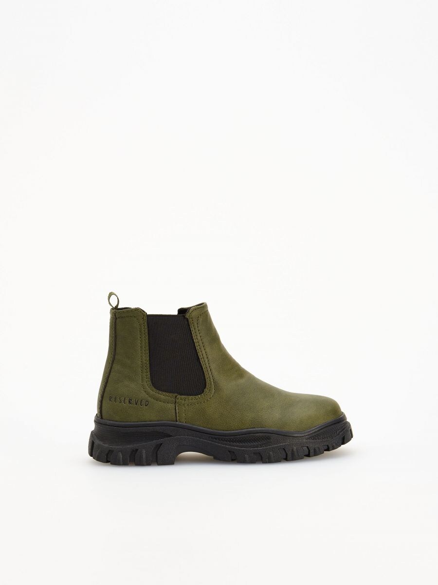 reserved chelsea boots