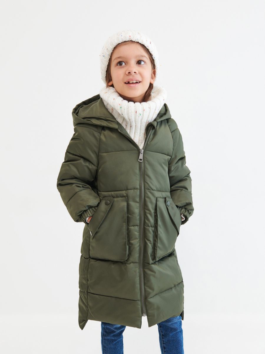 polyester puffer jacket