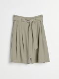 Buy Online Wide Leg Bermuda Shorts Reserved Zm163 87x