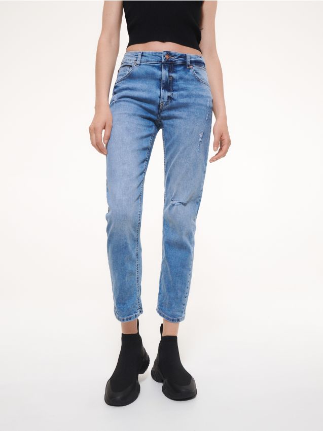 Spodnie jeansy damskie | RESERVED
